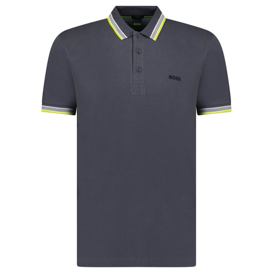 Hugo Boss Paddy Polo Shirt Dark Grey