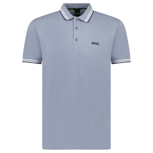 Hugo Boss Paddy Polo Shirt Grey