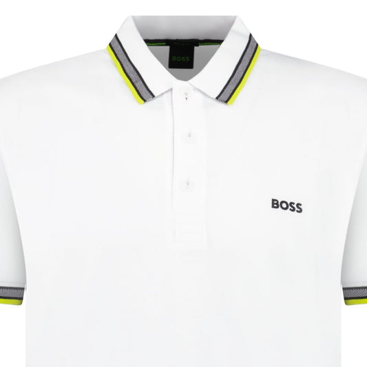 Hugo Boss Paddy Polo Shirt White