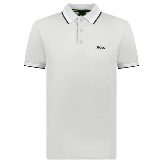 Hugo Boss Paddy Polo Shirt Light Grey