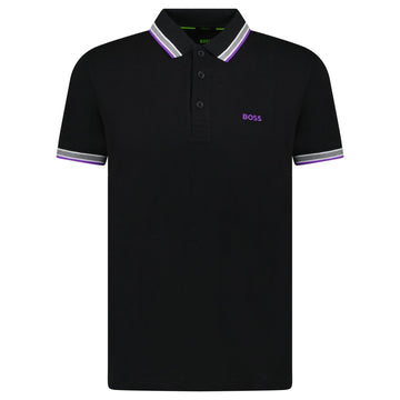 Hugo Boss Paddy Polo Shirt Purple & Black