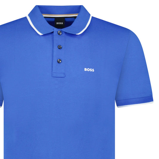 Hugo Boss Parley 190 Polo Shirt Royal Blue