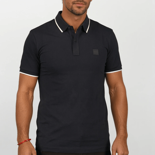 Hugo Boss Passertip Polo T-Shirt in Navy