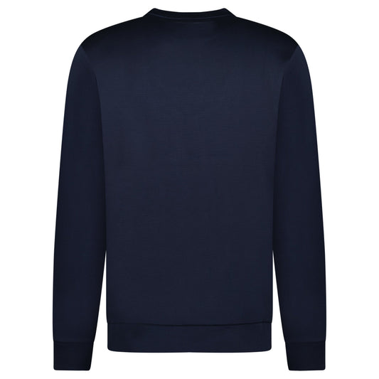 Hugo Boss Salbo Mirror Crewneck Sweatshirt Navy