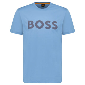 Hugo Boss Thinking 1 Logo T-Shirt in Blue