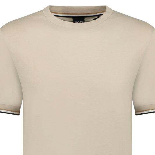 Hugo Boss 'Thompson 04' T-Shirt Beige