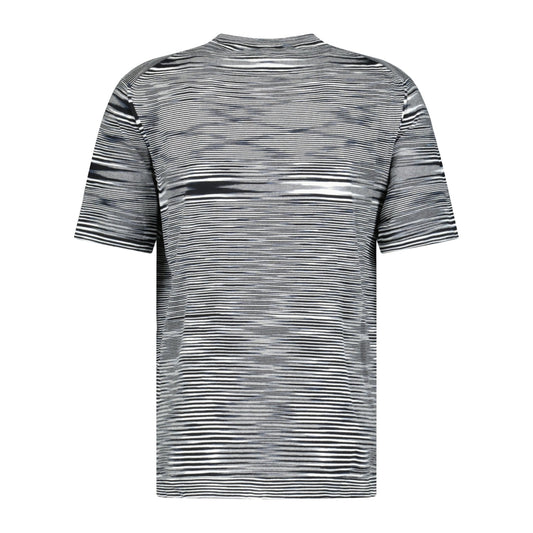Missoni Knitted Stripe T-Shirt White & Black
