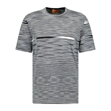 Missoni Knitted Stripe T-Shirt White & Black