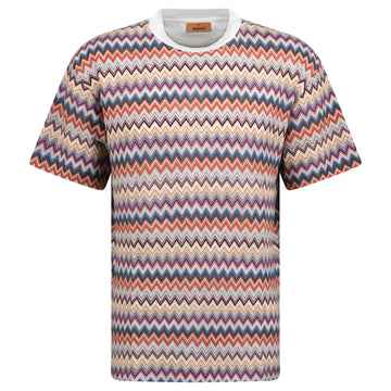 Missoni Knitted Zig Zag T-Shirt Multi Colour