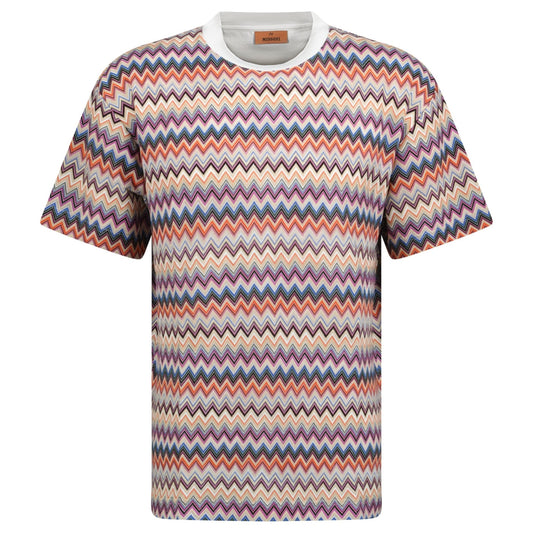 Missoni Knitted Zig Zag T-Shirt Multi Colour