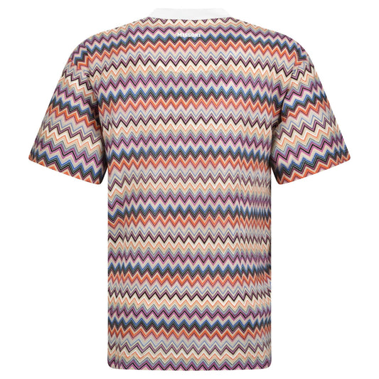 Missoni Knitted Zig Zag T-Shirt Multi Colour