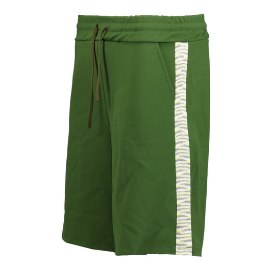 Missoni Side Zigzag Pattern Shorts Green