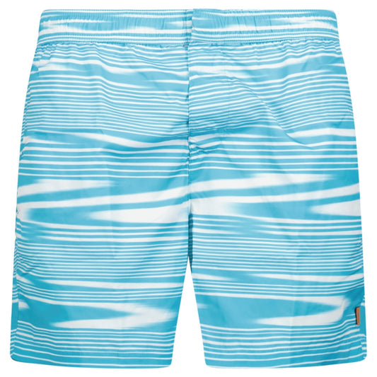 Missoni Stripe Swim Shorts Blue & White