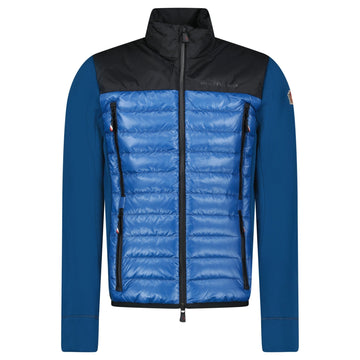 Moncler Grenoble Hybrid Ski Jacket in Blue/Black