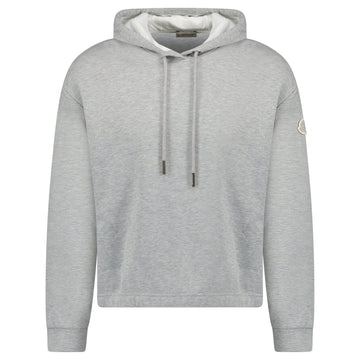 Moncler Logo Patch Hoodie in Grey