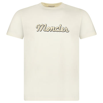 Moncler Logo T-Shirt Cream
