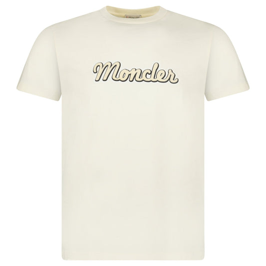 Moncler Logo T-Shirt Cream
