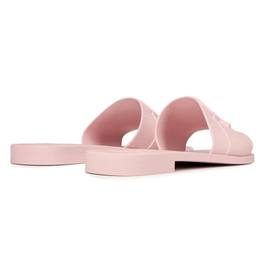 Moncler Mon Sliders in Pink