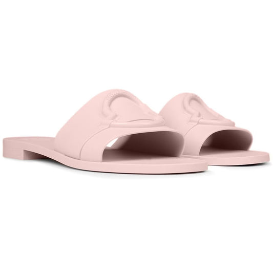 Moncler Mon Sliders in Pink