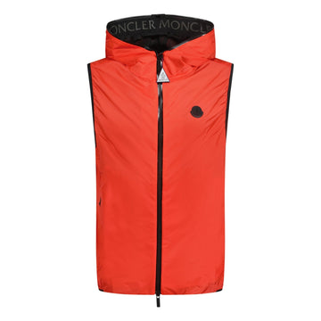 Moncler 'Pakito' Gilet Jacket Red