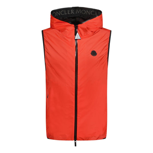 Moncler 'Pakito' Gilet Jacket Red