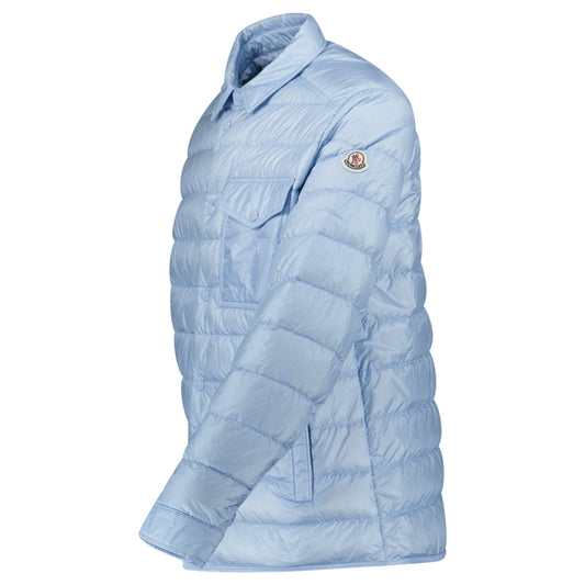 Moncler Tenibres Down Shirt Jacket Sky Blue