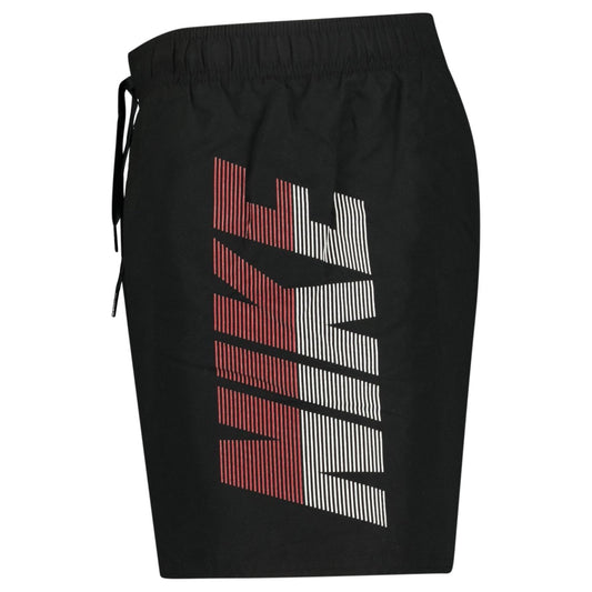 Nike Logo Swim Shorts Black