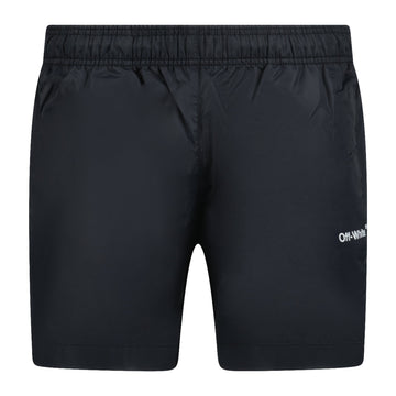 Off-White Arrow Design Swim Shorts Black