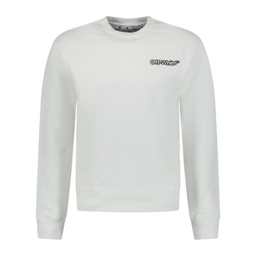 Off-White 'Blur' Sweatshirt White