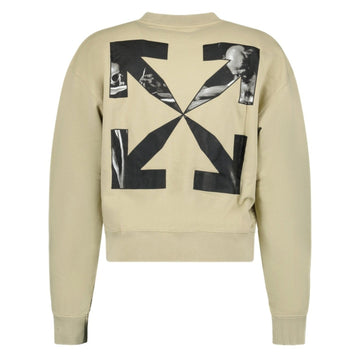 Off-White Caravaggio Arrow Sweatshirt Sand