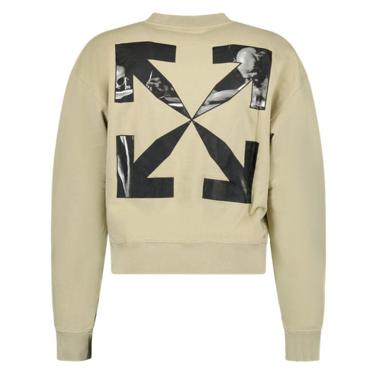 Off-White Caravaggio Arrow Sweatshirt Sand