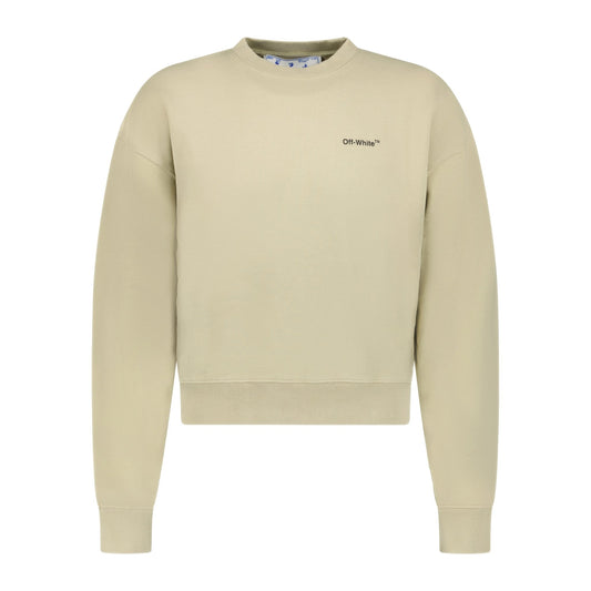 Off-White Caravaggio Arrow Sweatshirt Sand