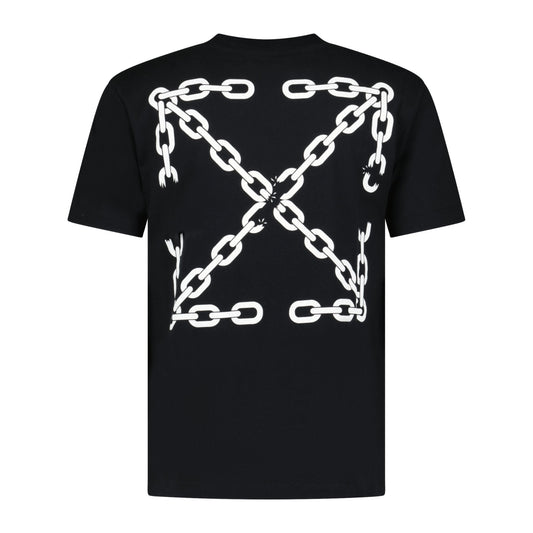 Off-White Chain Logo T-Shirt Black