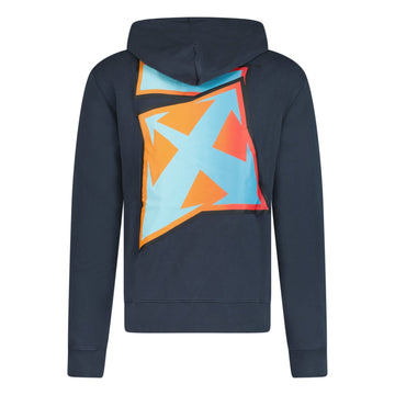 Off-White Degrade Thunder Slim Hoodie 'Outer Space' Navy