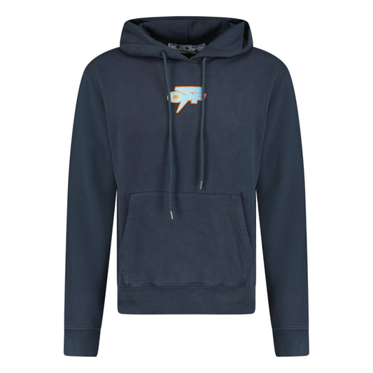 Off-White Degrade Thunder Slim Hoodie 'Outer Space' Navy