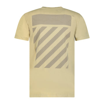 Off-White Diagonal Logo T-Shirt Sand
