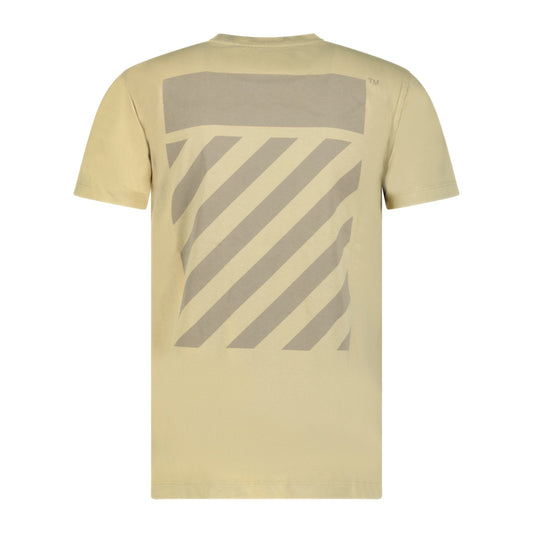 Off-White Diagonal Logo T-Shirt Sand
