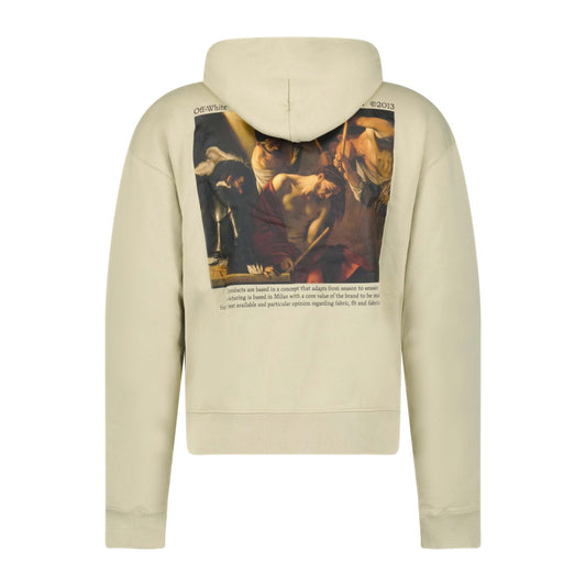 Off-White Hoodie Light Beige