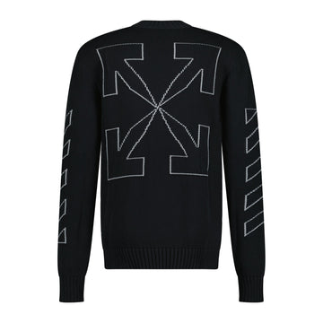 Off-White Knitted Jumper Black