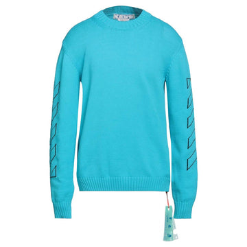 Off-White Knitted Jumper Blue