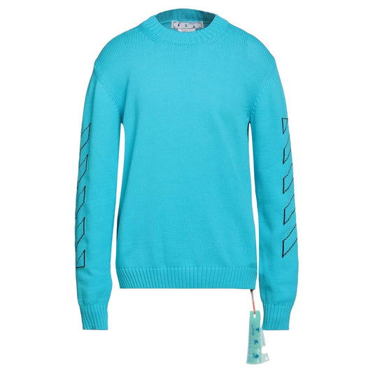 Off-White Knitted Jumper Blue