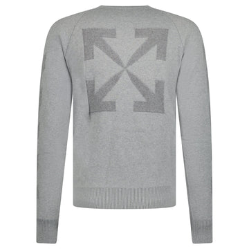 Off-White Knitted Jumper Grey