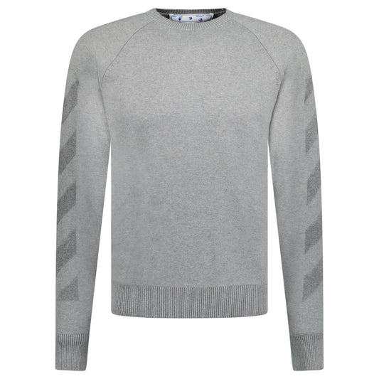 Off-White Knitted Jumper Grey