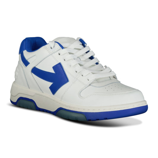 Off-White Out Of Office Low-Top Leather Trainers Blue & White