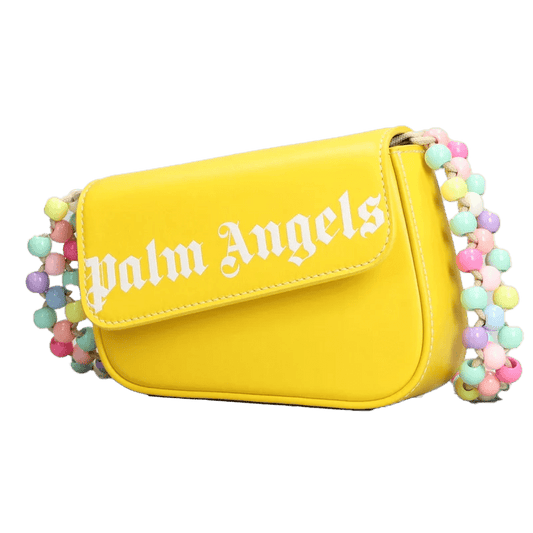 Palm Angels Bead Strap Shoulder Bag Yellow