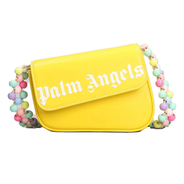 Palm Angels Bead Strap Shoulder Bag Yellow