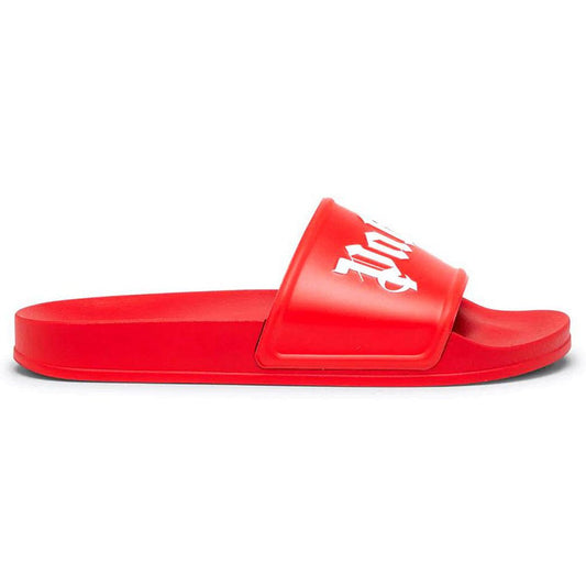 Palm Angels Logo Sliders Red