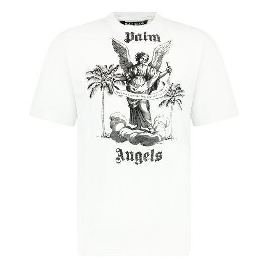 Palm Angels University T-Shirt White