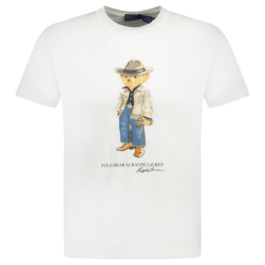 Polo Ralph Lauren Polo Bear Cotton Jersey T-Shirt White