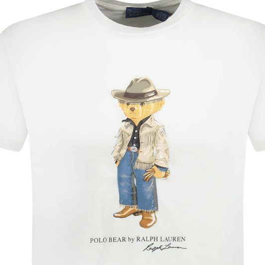 Polo Ralph Lauren Polo Bear Cotton Jersey T-Shirt White